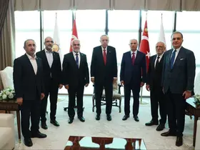 Cumhurbaşkanı Erdoğan, HÜDA PAR Genel Başkanı Yapıcıoğlu’nu kabul etti
