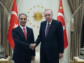 Cumhurbaşkanı Erdoğan Irak Yüksek Yargı Konseyi Başkanı Zeydan’ı kabul etti

