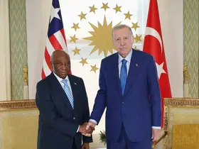 Cumhurbaşkanı Erdoğan, Liberya Cumhurbaşkanı Boakai ile görüştü
