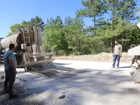 Dağ ilçelerinde ulaşıma konfor geldi
