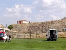 Darende’de 8 yaşındaki çocuk için ambulans helikopter havalandı
