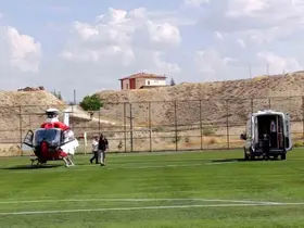 Darende’de 97 yaşındaki hasta hava ambulansıyla Malatya’ya sevk edildi
