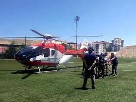 Darende’de kalp krizi geçiren hasta hava ambulansıyla sevk edildi
