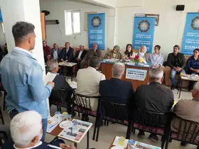 DBB Başkanı Bucak muhtarların sorunlarını dinledi
