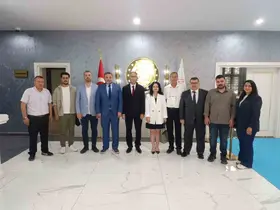 DÇGC Başsavcı Ünalan’a hayırlı olsun ziyareti
