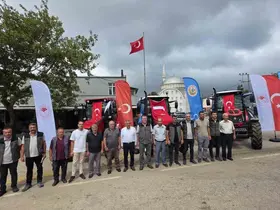Dedeoba’da ORKÖY desteğiyle 3 traktör hak sahiplerine teslim edildi
