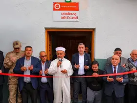 ‘Demirkaş Köyü Camii’ dualarla ibadete açıldı
