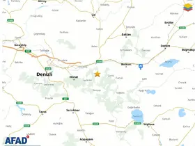 Denizli 3.9 ve 6 artçı ile sallandı
