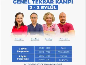 Denizli Büyükşehir’den KPSS adaylarına ücretsiz genel tekrar kampı
