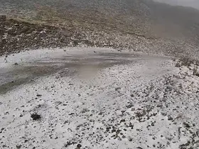 Denizli’ye yılın ilk karı düştü
