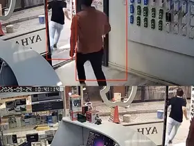 Deprem anı kameralara yansıdı
