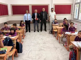 Depremde yıkılan Küçüklü İlkokulu yeni binasında eğitim-öğretime başladı
