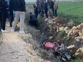Devrilen motosikletin sürücüsü hayatını kaybetti
