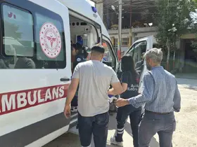Devrilen motosikletin sürücüsü yaralandı
