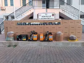 Didim’de kaçak tütün operasyonu
