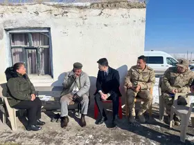 Digor Kaymakamı Kahraman, Çatak köyünde
