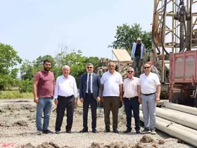 Dikmeli Köyü’nde içme suyu için sondaj çalışmaları sürüyor
