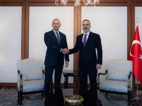 Dışişleri Bakanı Fidan, Gazze Yüksek Temsilcisi Mladenov ile bir araya geldi
