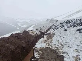 Diyadin’de Mayıs sonunda kar sürprizi
