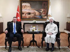 Diyanet İşleri Başkanı Erbaş: "Kalbimizin yarısı Filistin olarak atıyor"

