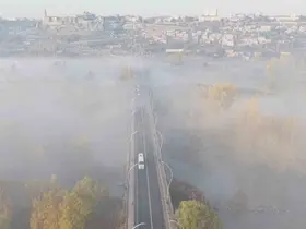 Diyarbakır sis denizinde kayboldu

