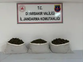 Diyarbakır’da 107 kilo esrar maddesi ele geçirildi