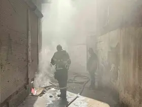 Diyarbakır’da ayakkabı deposundaki yangın 22 saat sonra söndürüldü

