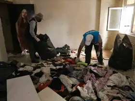 Diyarbakır’da bir evden 3 kamyon çöp çıkartıldı
