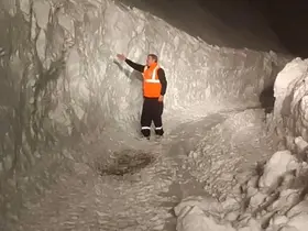Diyarbakır’da kar kalınlığı 3 metreyi aştı
