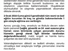 Diyarbakır’da okullar 1 gün tatil edildi
