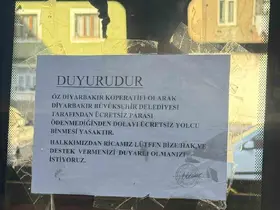 Diyarbakır’da özel halk otobüslerinden ücretsiz yolcu krizi
