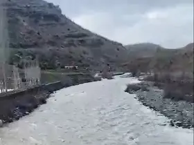 Diyarbakır’da yağışların ardından Şakirhan Çayı yeniden hayat buldu
