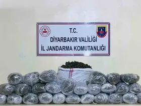 Diyarbakır’da yaklaşık 55 kilo uyuşturucu ele geçirildi
