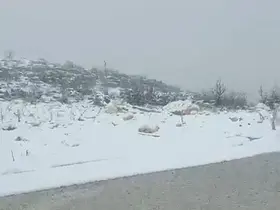 Diyarbakır’ın iki ilçesinde kar yağışı
