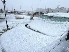 Diyarbakır’ın yüksek kesimlerinde kar yağışı
