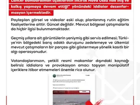 DMM’den ABD’ye ait bombardıman uçaklarının İncirlik Üssü’nü kullandığı iddialarına yalanlama
