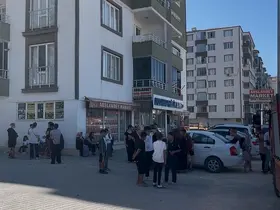 Doğum günü kutlaması binada yangın paniğe neden oldu
