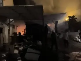 Dörtyol’da samanlık yangını

