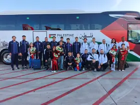 Dostluk maçı öncesi Filistin kafilesi Konya’da!
