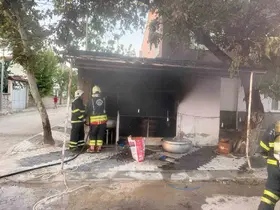 Düğün yemeği hazırlığında yangın paniği: Tüpler alev aldı
