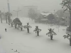 Düzce yeni yıla karla girdi
