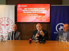 Düzce’de 400 yataklı hastane 360 günde inşa edilecek
