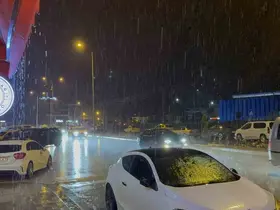 Düzce’de beklenen sağanak yağış başladı
