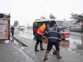 Düzce’de kar timleri sahada görev başında

