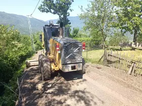 Düzce’de köy yollarında çalışmalar sürüyor
