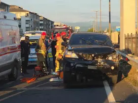 Düzce’de zincirleme kaza: 1 ölü, 1 yaralı
