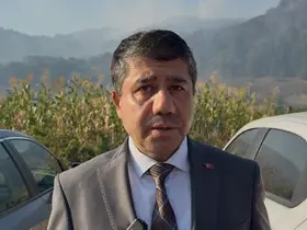 Düzce’deki orman yangını 6. saatinde: Havadan ve karadan müdahale sürüyor

