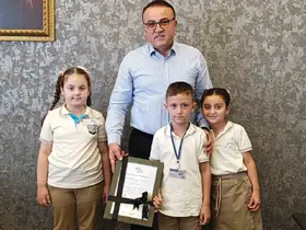 Düzceli öğrenciler yeşil vatan için 207 fidan dikti
