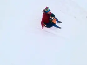 Düzceliler yaylada karın keyfini çıkardı
