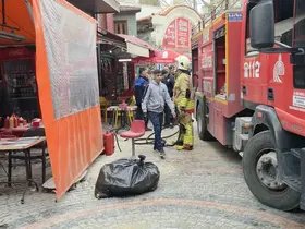 Edirne’de ahşap binada korkutan baca yangını
